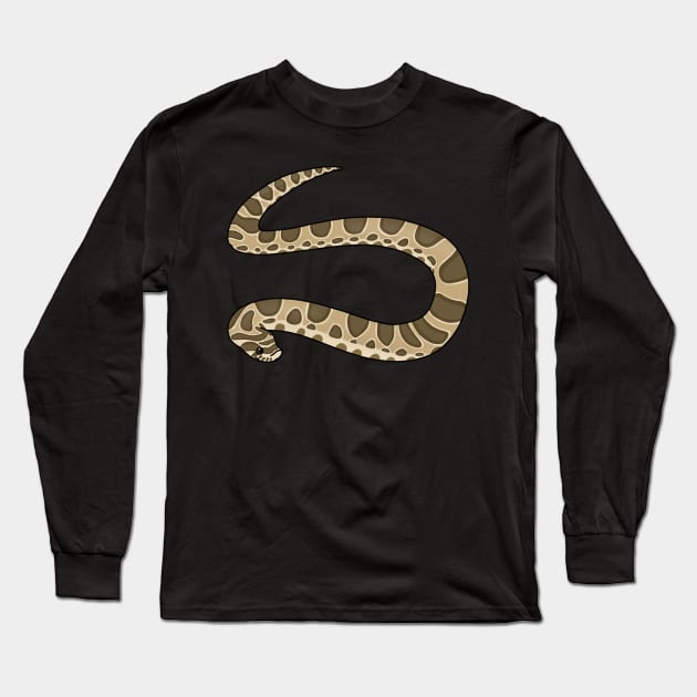 Hognose Snake Long Sleeve T-Shirt by ceolsonart